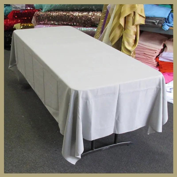 Rectangle Poly Poplin Tablecloth Amazing Warehouse inc.