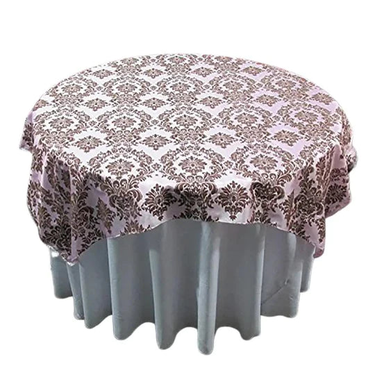 Damask Flocking Taffeta - Table Overlay