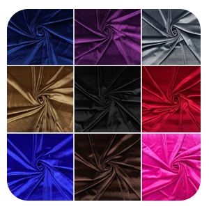 5 Yards Stretch Velvet Wholesale
